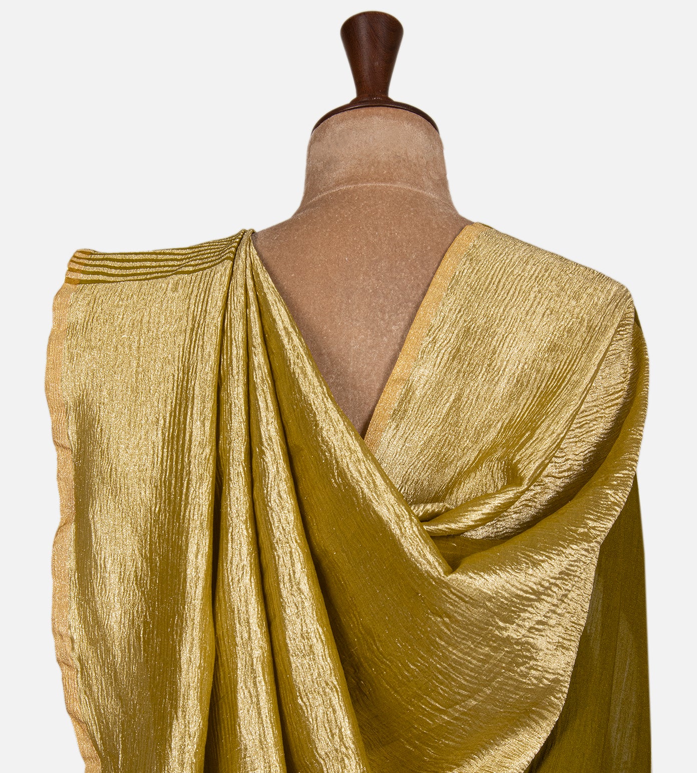 Olive Moonga Tussar Saree