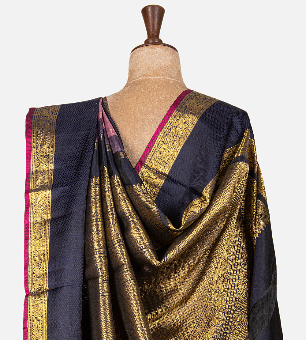 Light Pink Kanchipuram Silk Saree