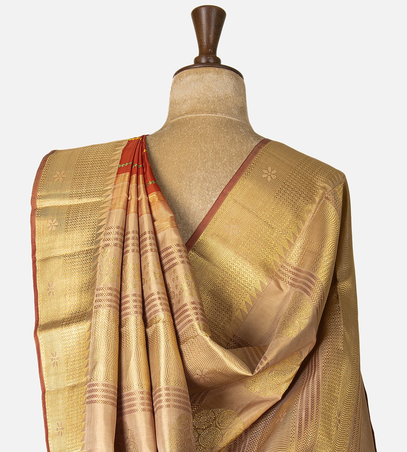 Red Kanchipuram Silk Saree