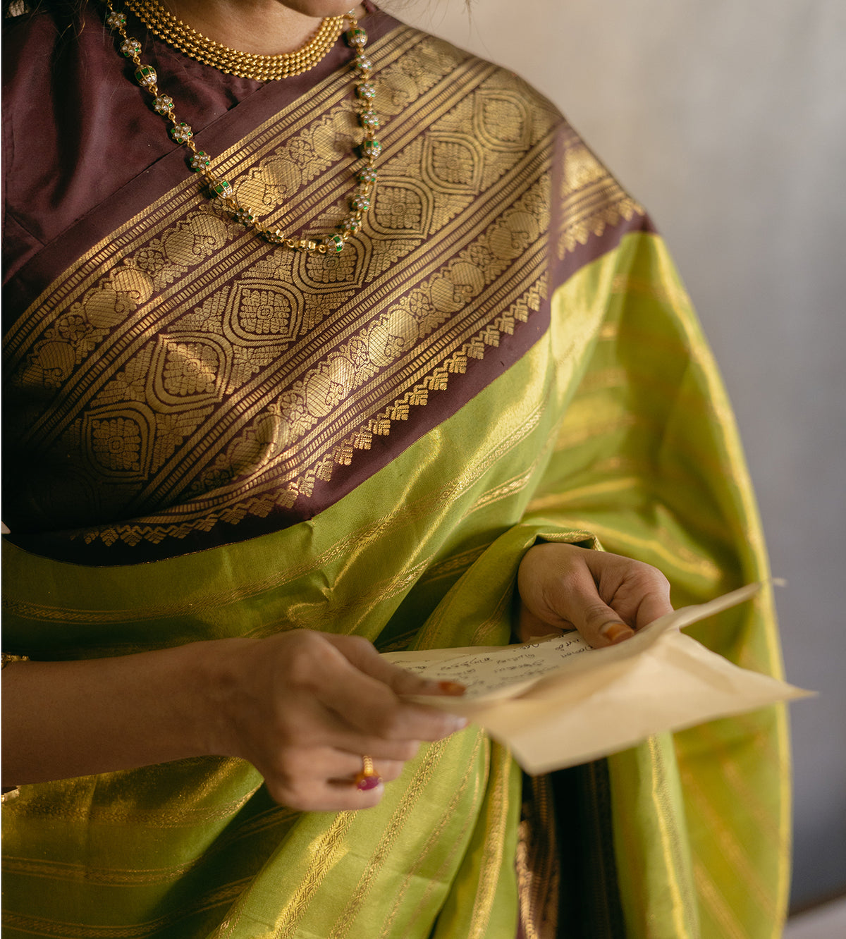 Green Kanchipuram Silk Saree