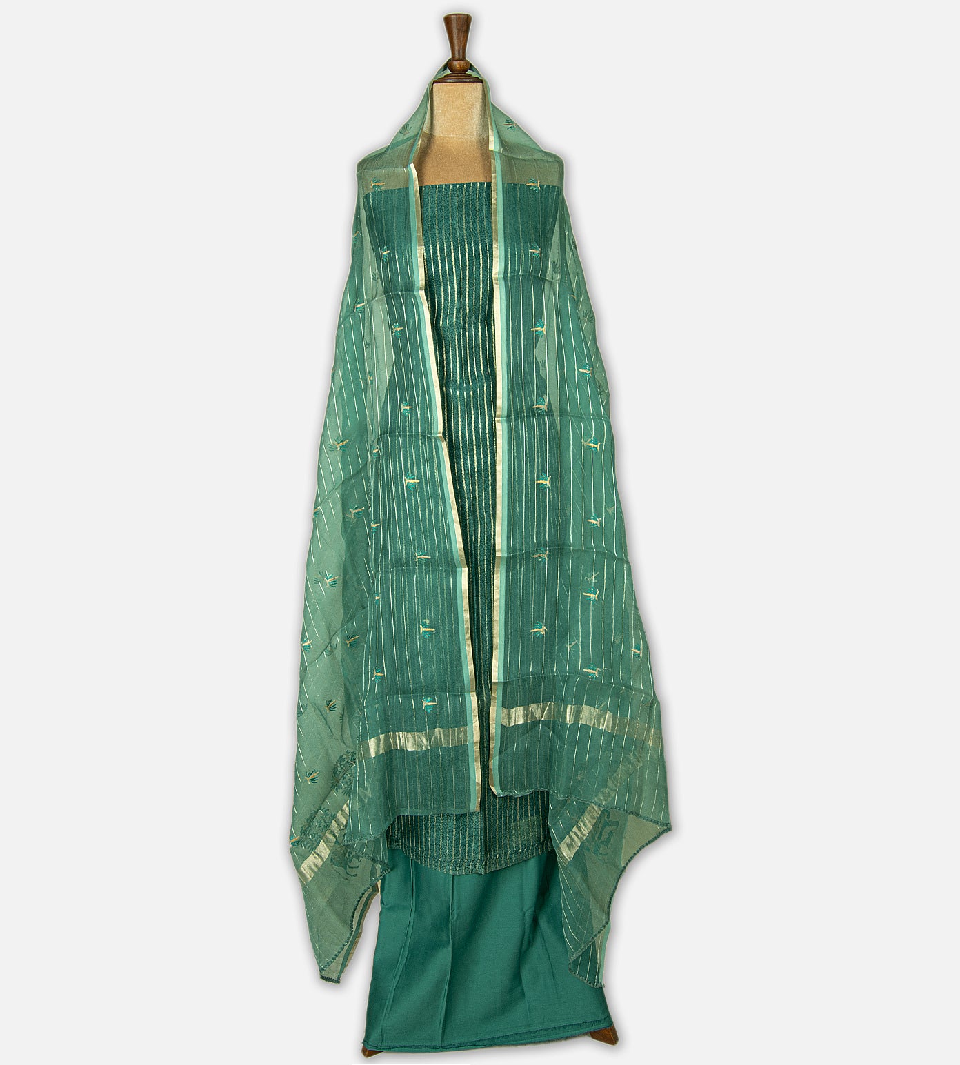 Green Tussar Salwar