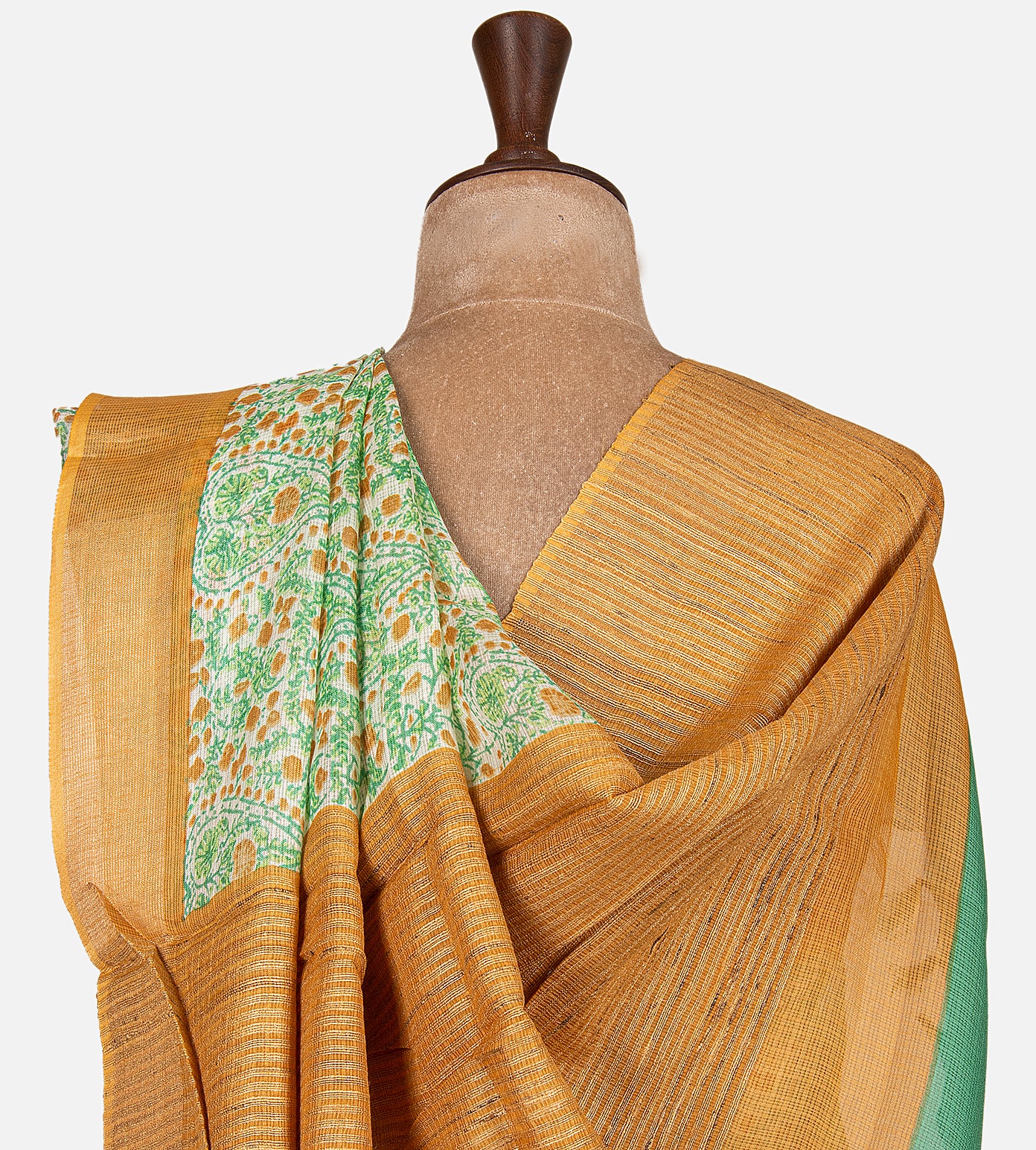 Off-White Kota Cotton Saree