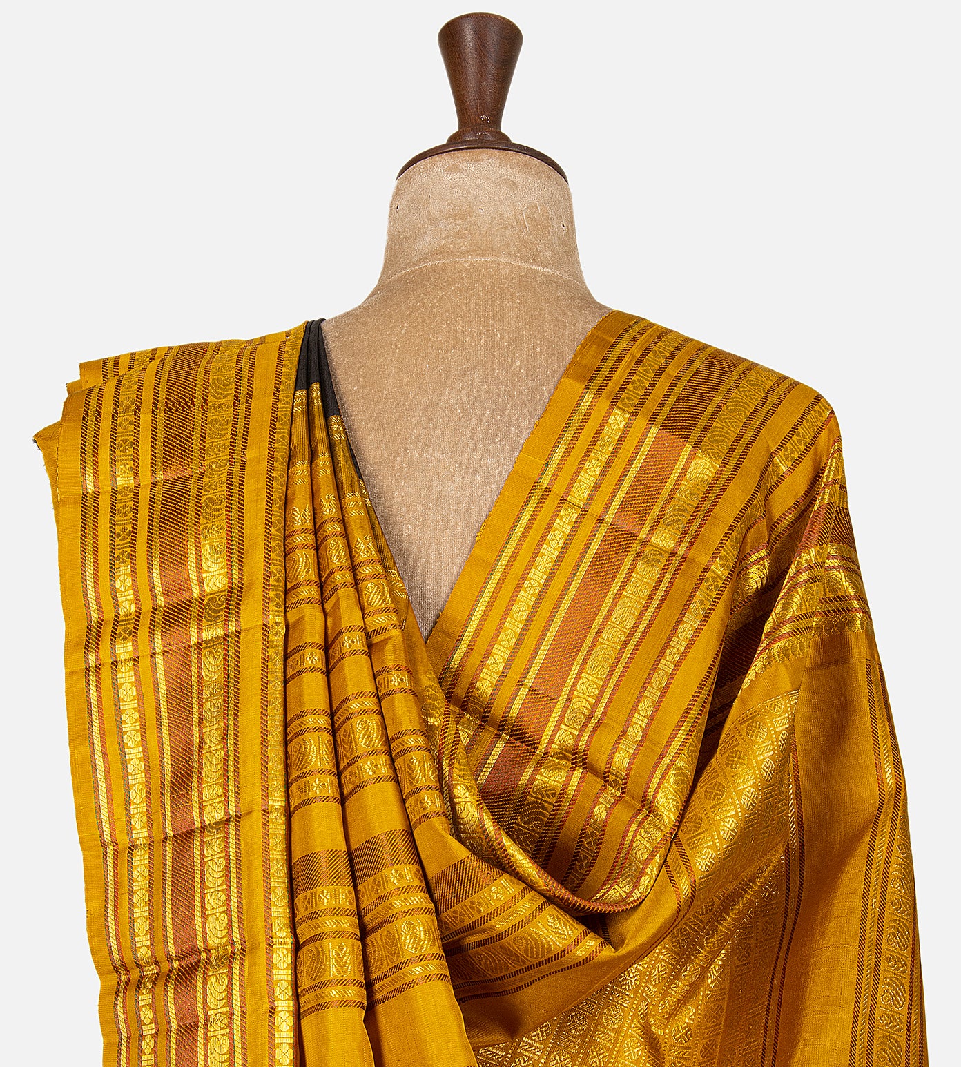 Black Kanchipuram Silk Saree