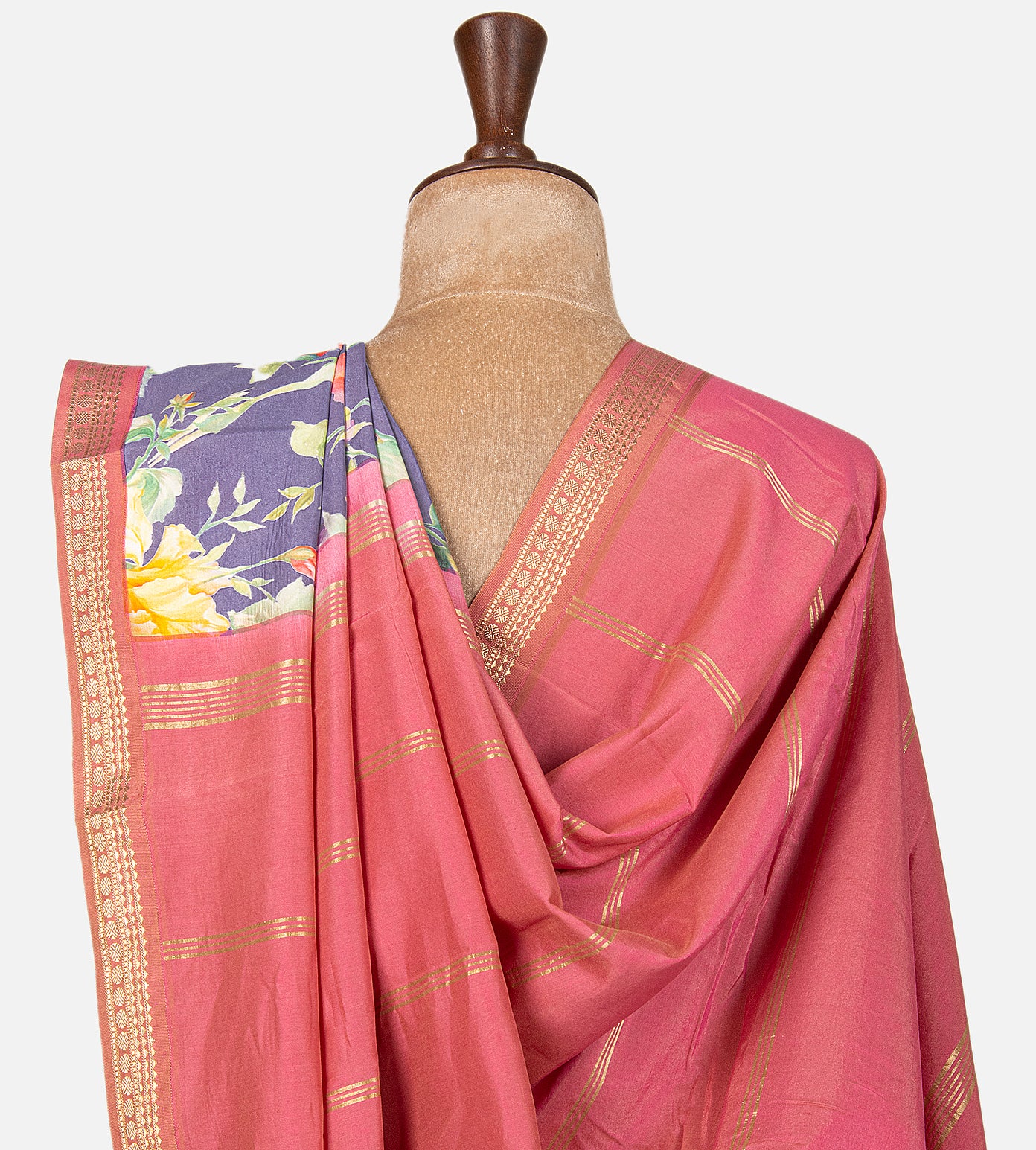 Lavender Soft Silk Saree