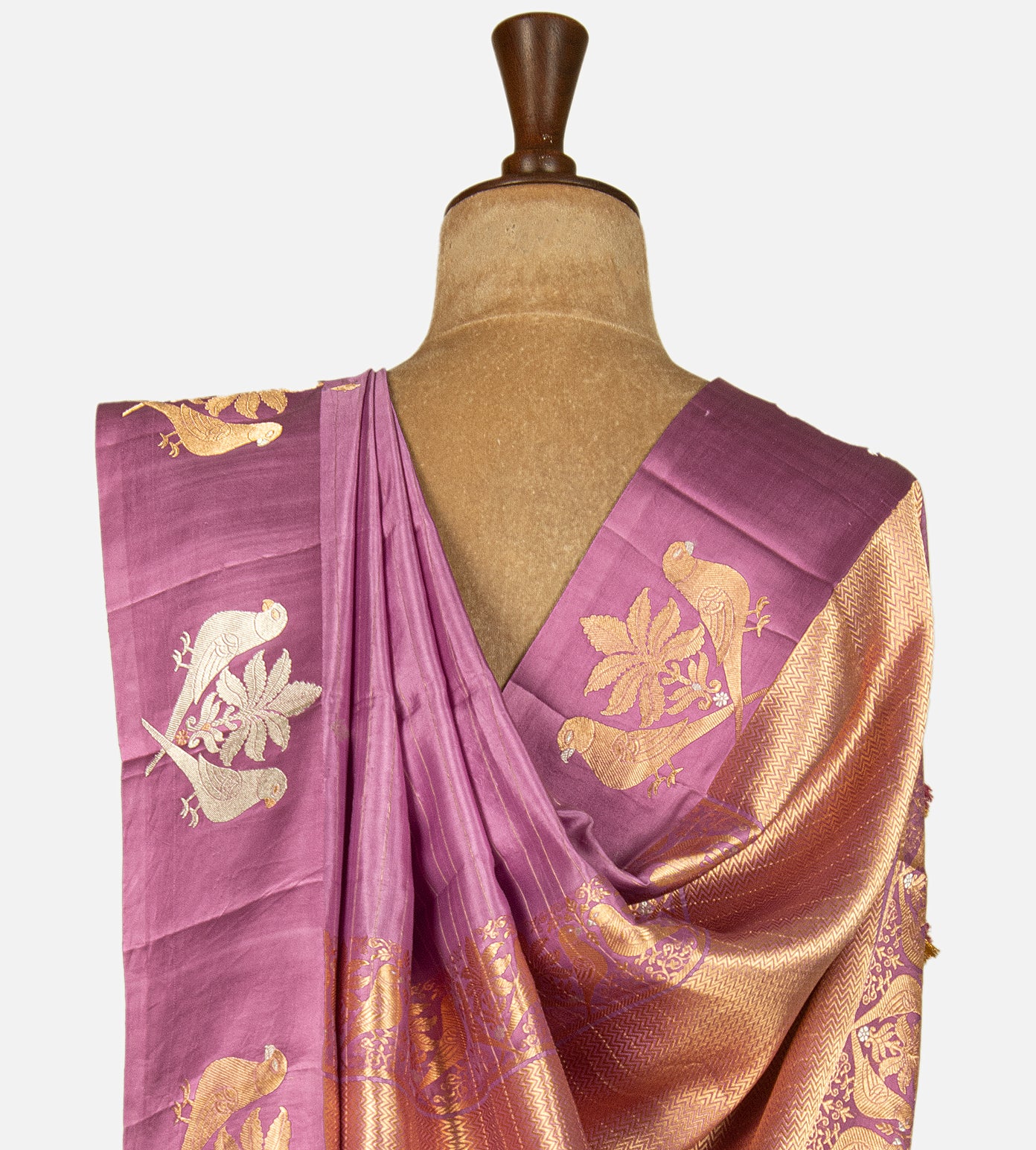 Light Pink Banarasi Kattan Silk Saree
