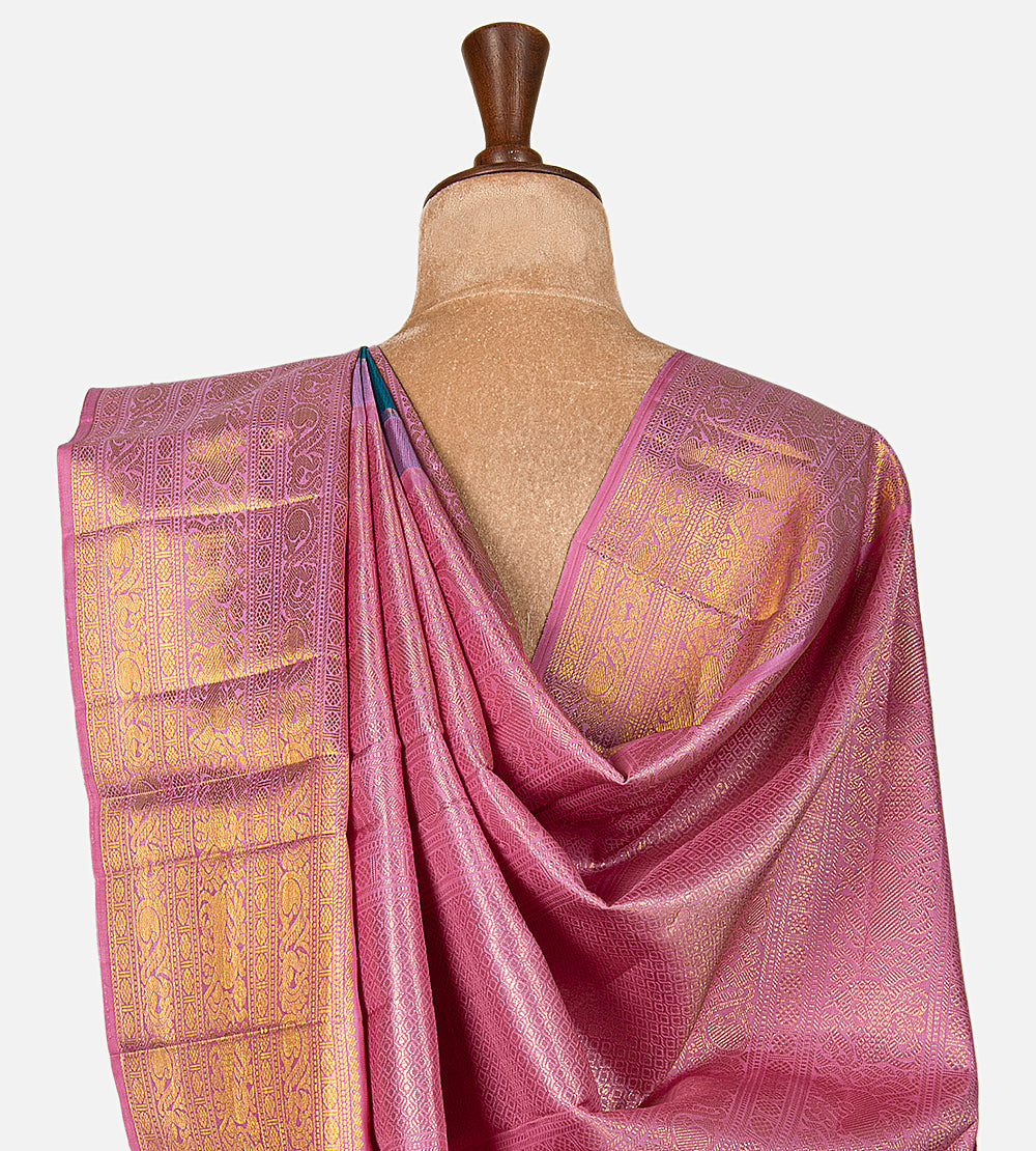 Blue Kanchipuram Silk Saree