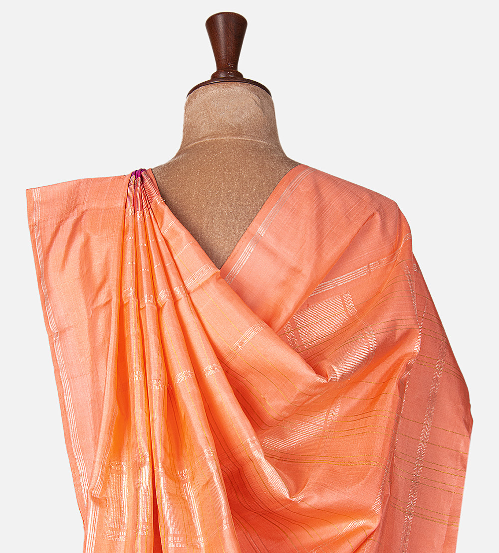 Pink Kanchipuram Silk Saree