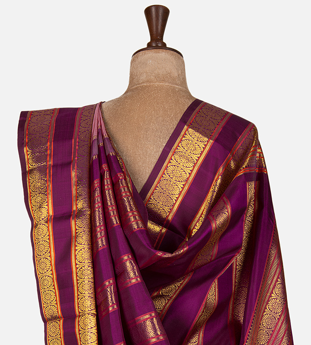 Light Pink Kanchipuram Silk Saree