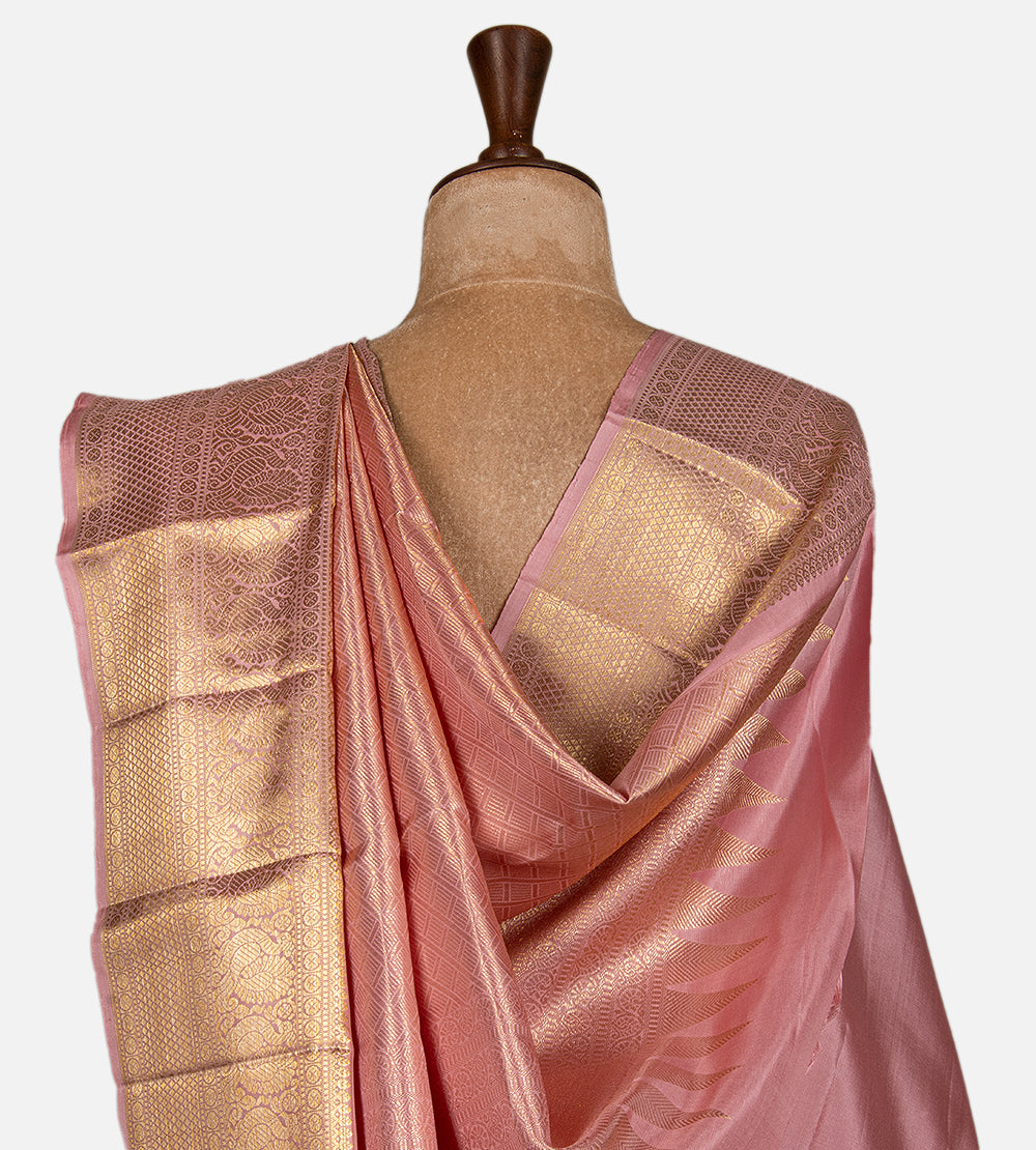 Crimson Red Kanchipuram Silk Saree