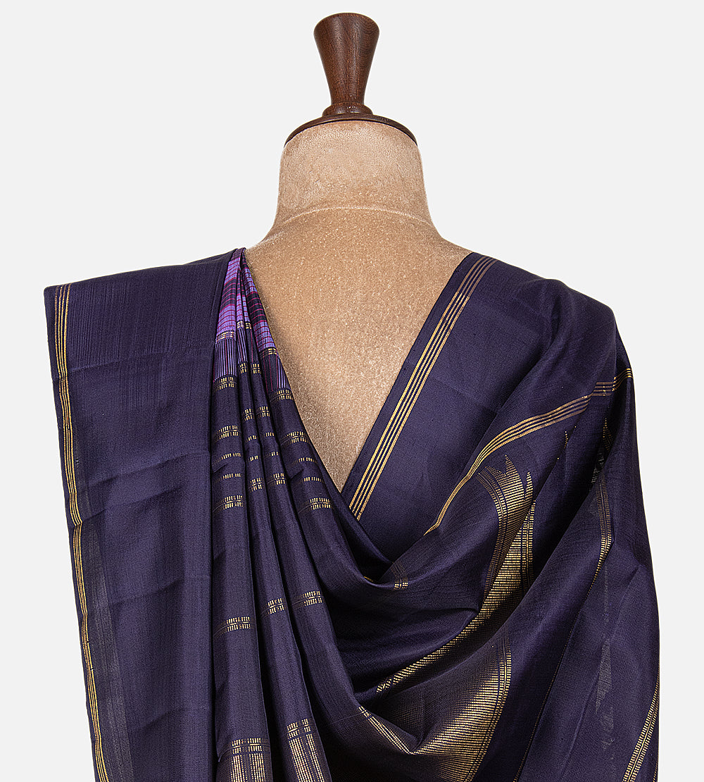 Multicolour Kanchipuram Silk Saree