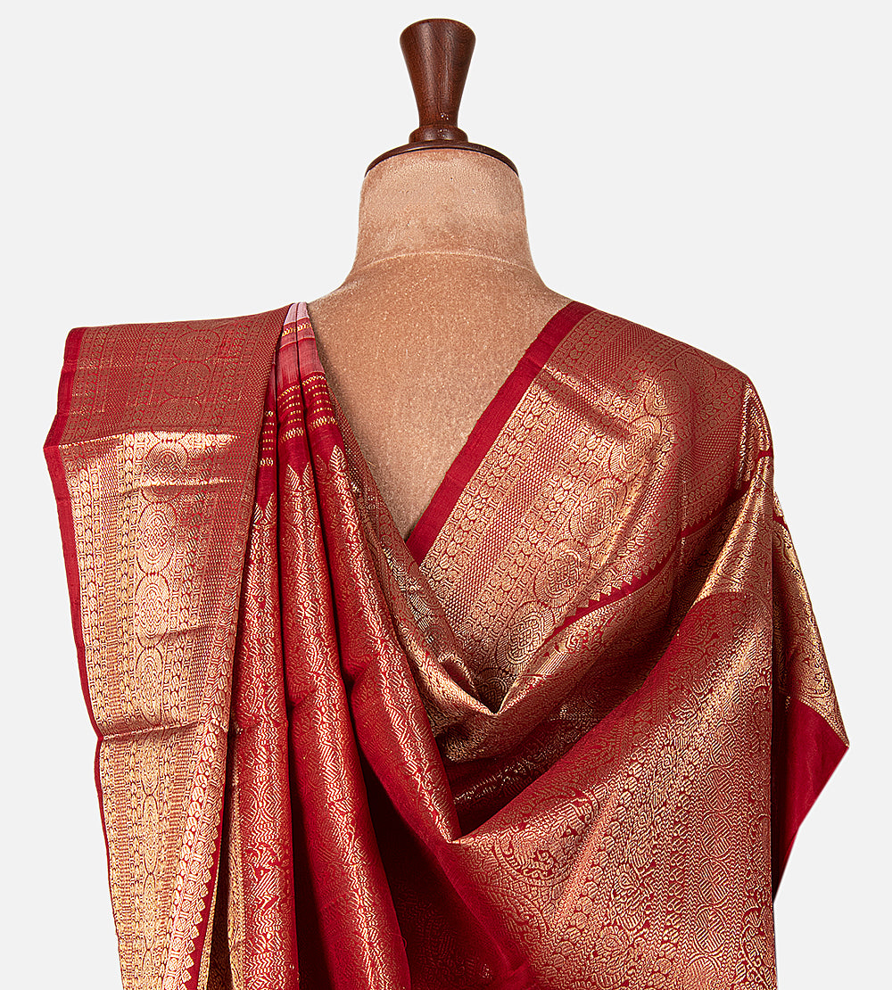 Light Pink Kanchipuram Silk Saree