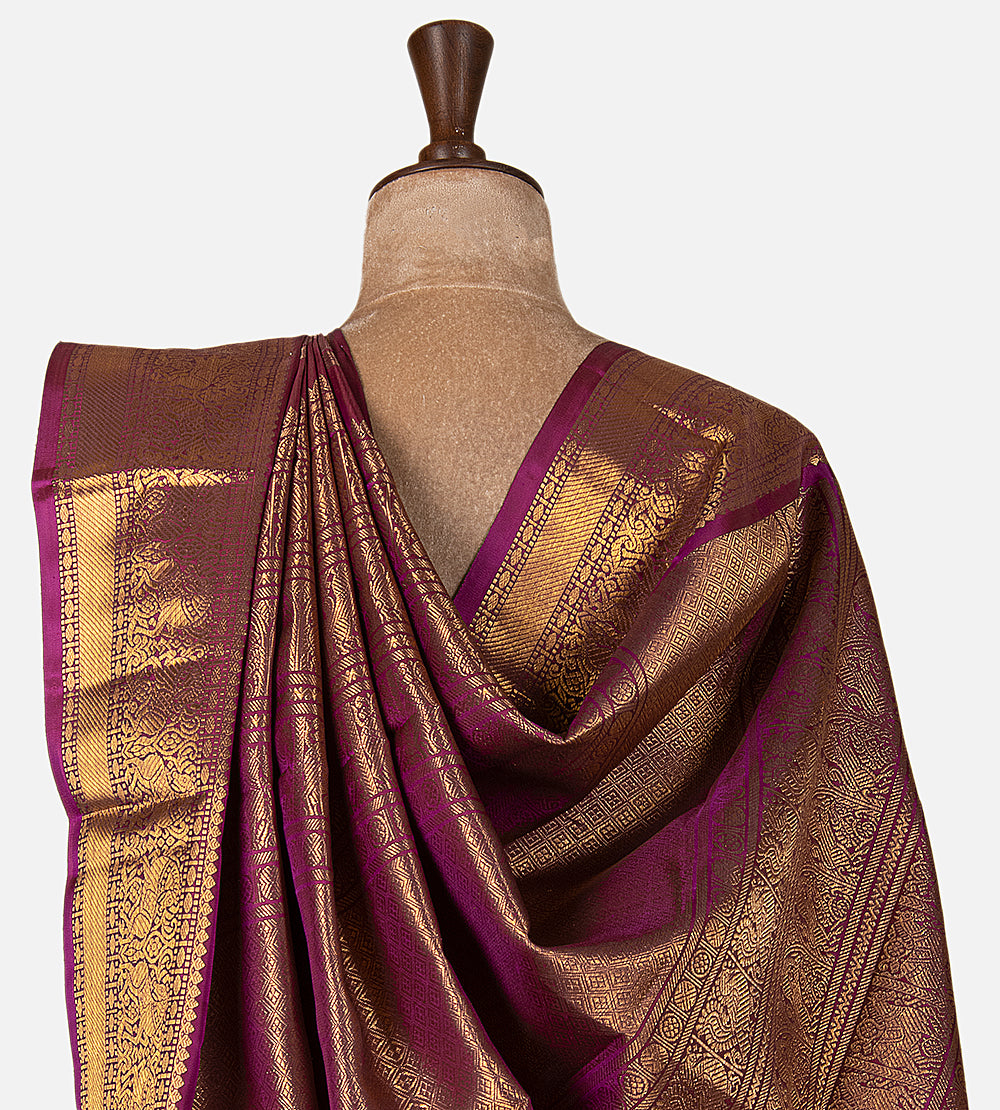 Light Pink Kanchipuram Silk Saree