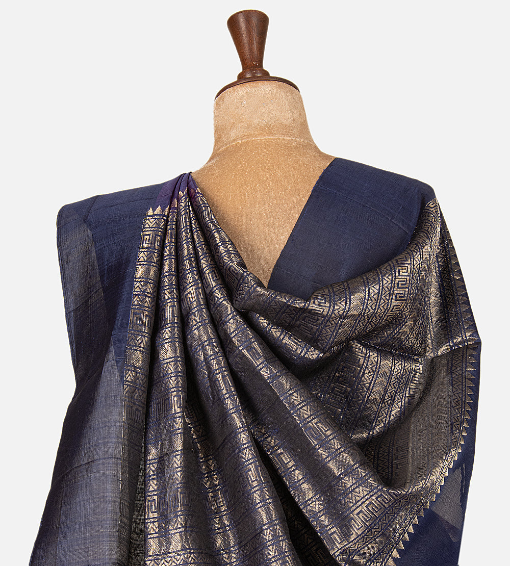 Purple Soft Silk Saree