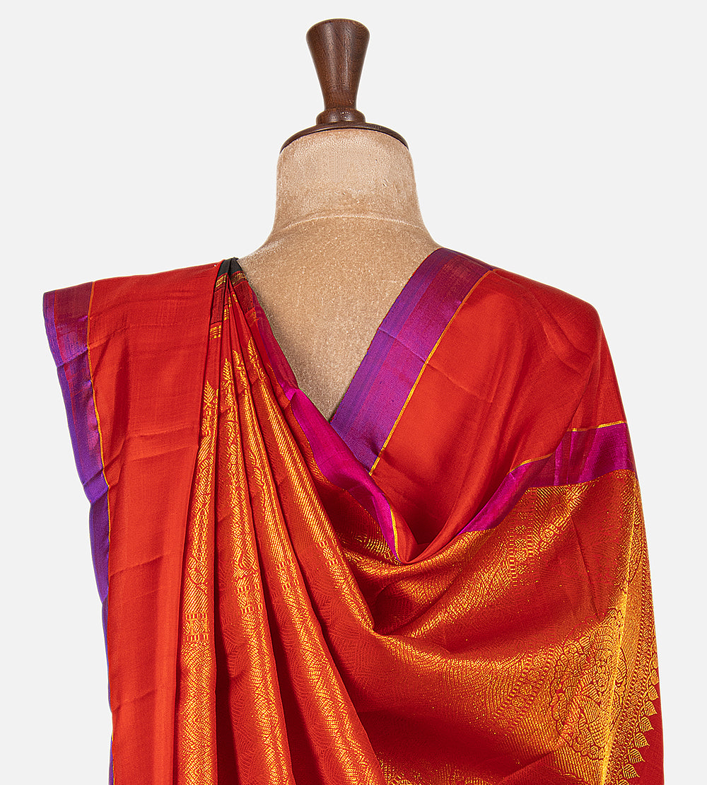 Black Kanchipuram Silk Saree
