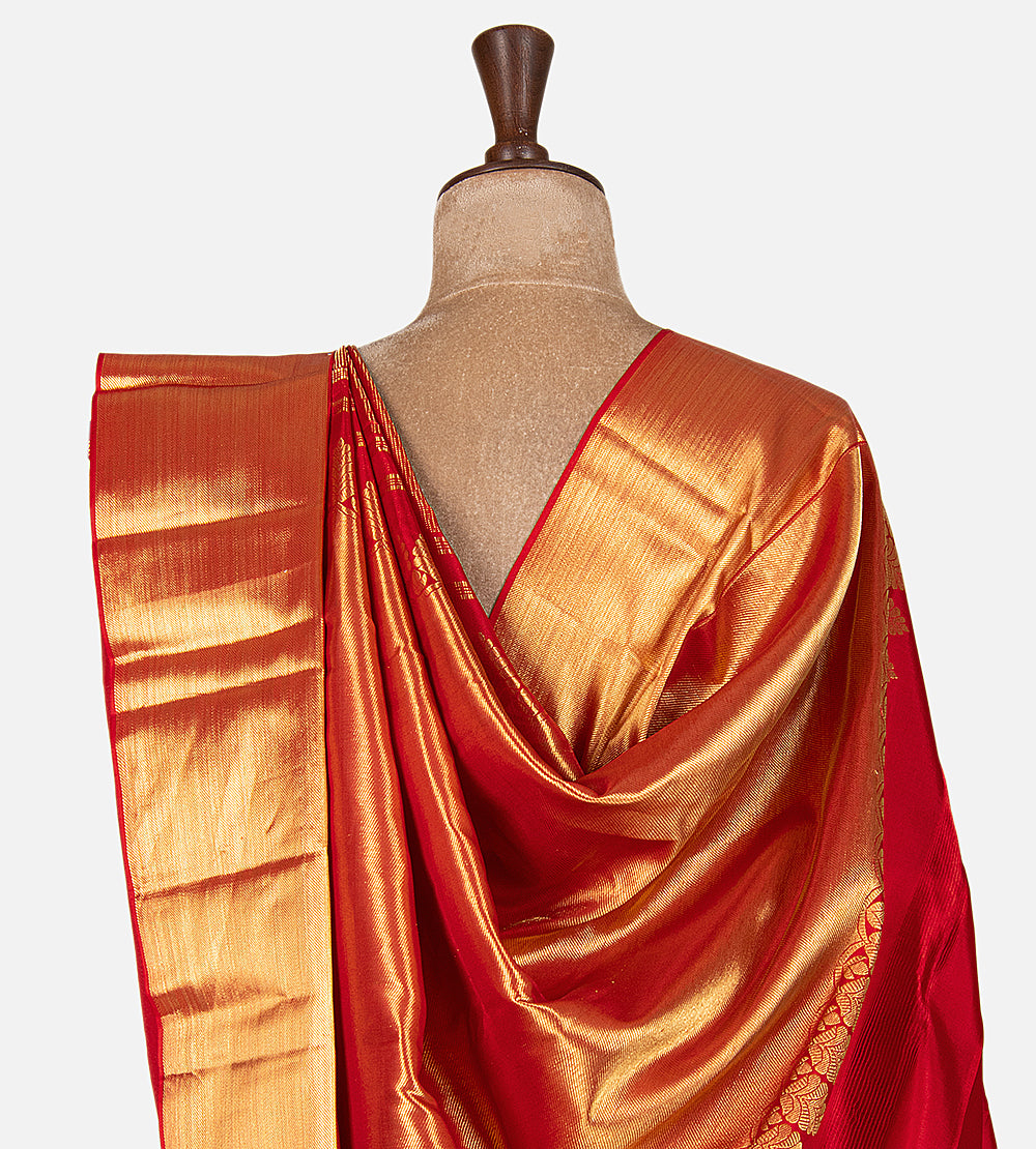 Red Kanchipuram Silk Saree