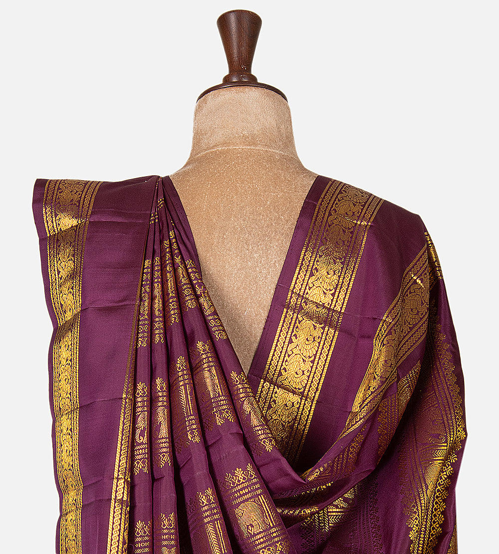 Pink Kanchipuram Silk Saree