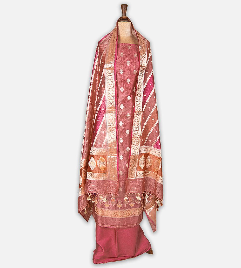 Pink Chaniya Silk Salwar