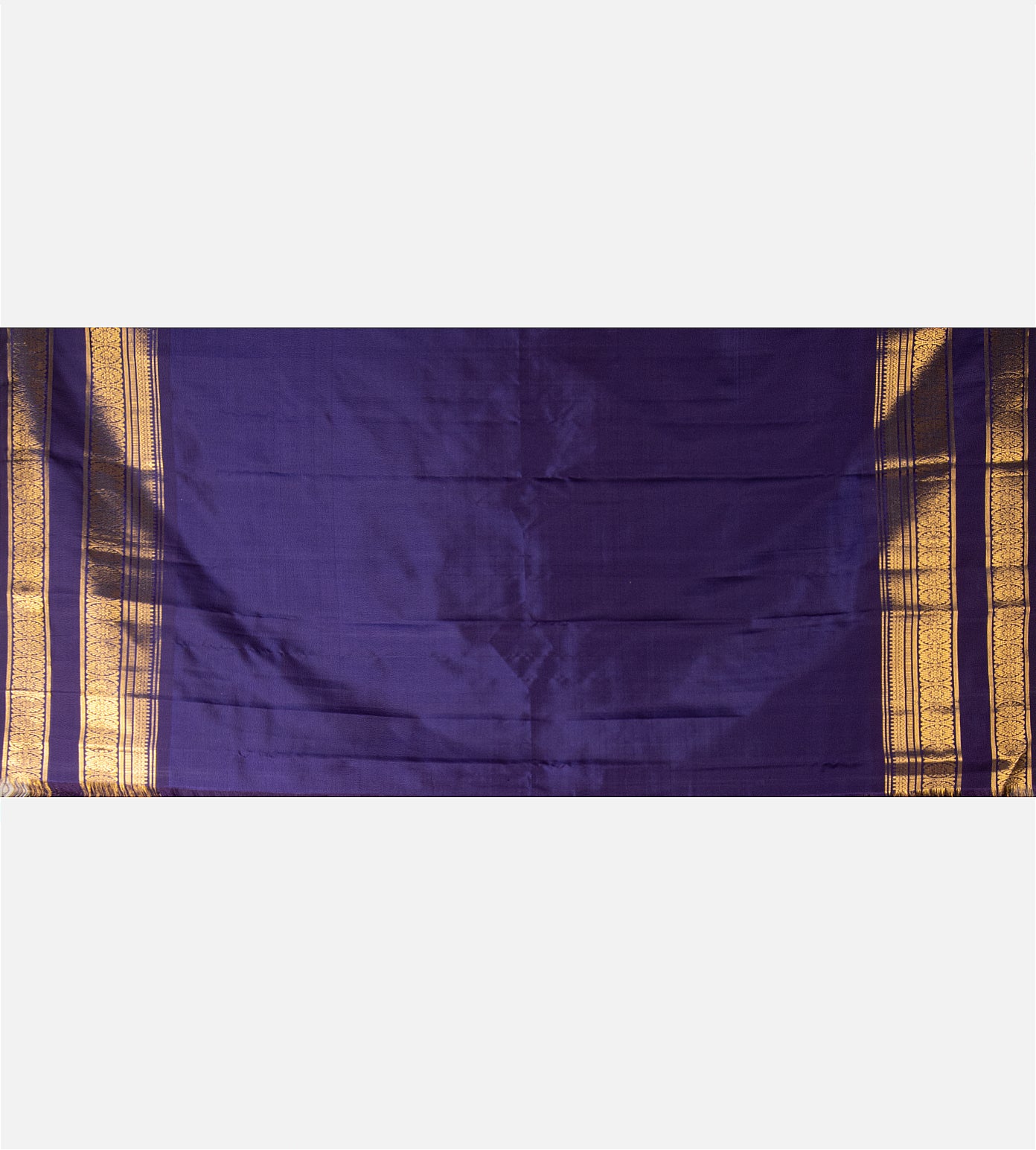 Purple Kanchipuram Silk Saree