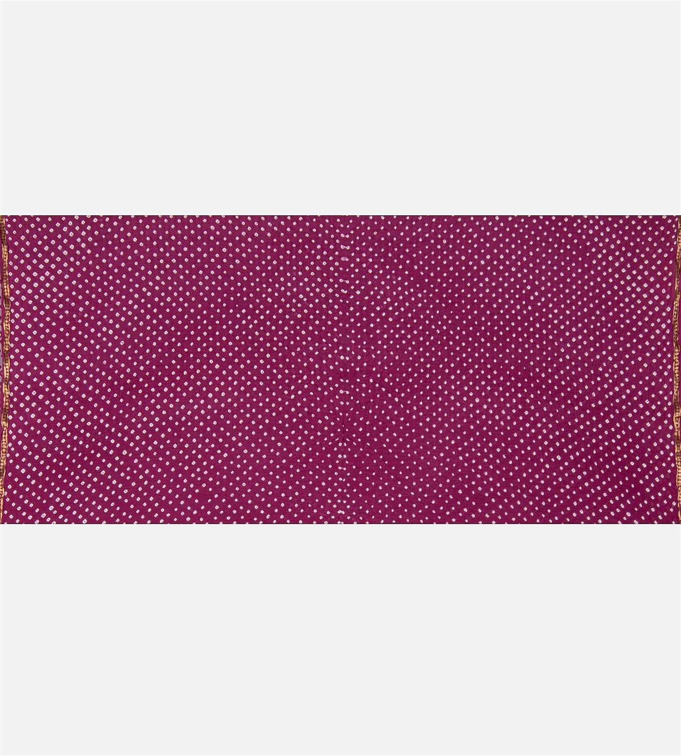 Mauve Bandhani Mysore Crepe Saree