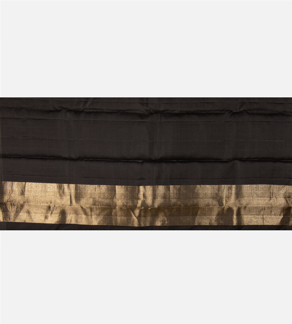Black Kanchipuram Silk Saree