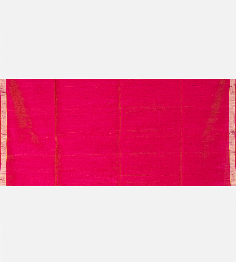 Reddish Pink Soft Silk Saree