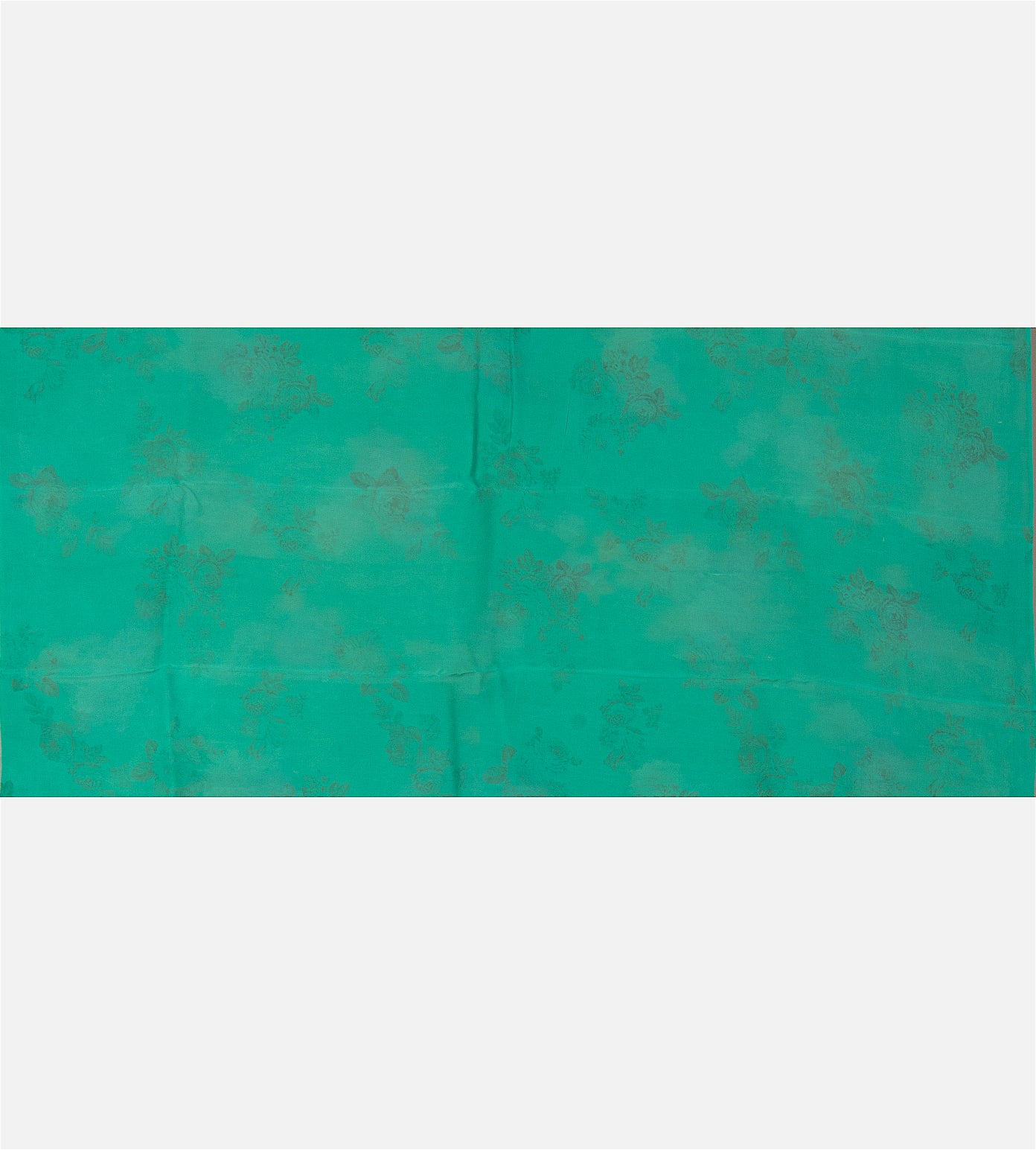 Deep Teal Chiffon Saree