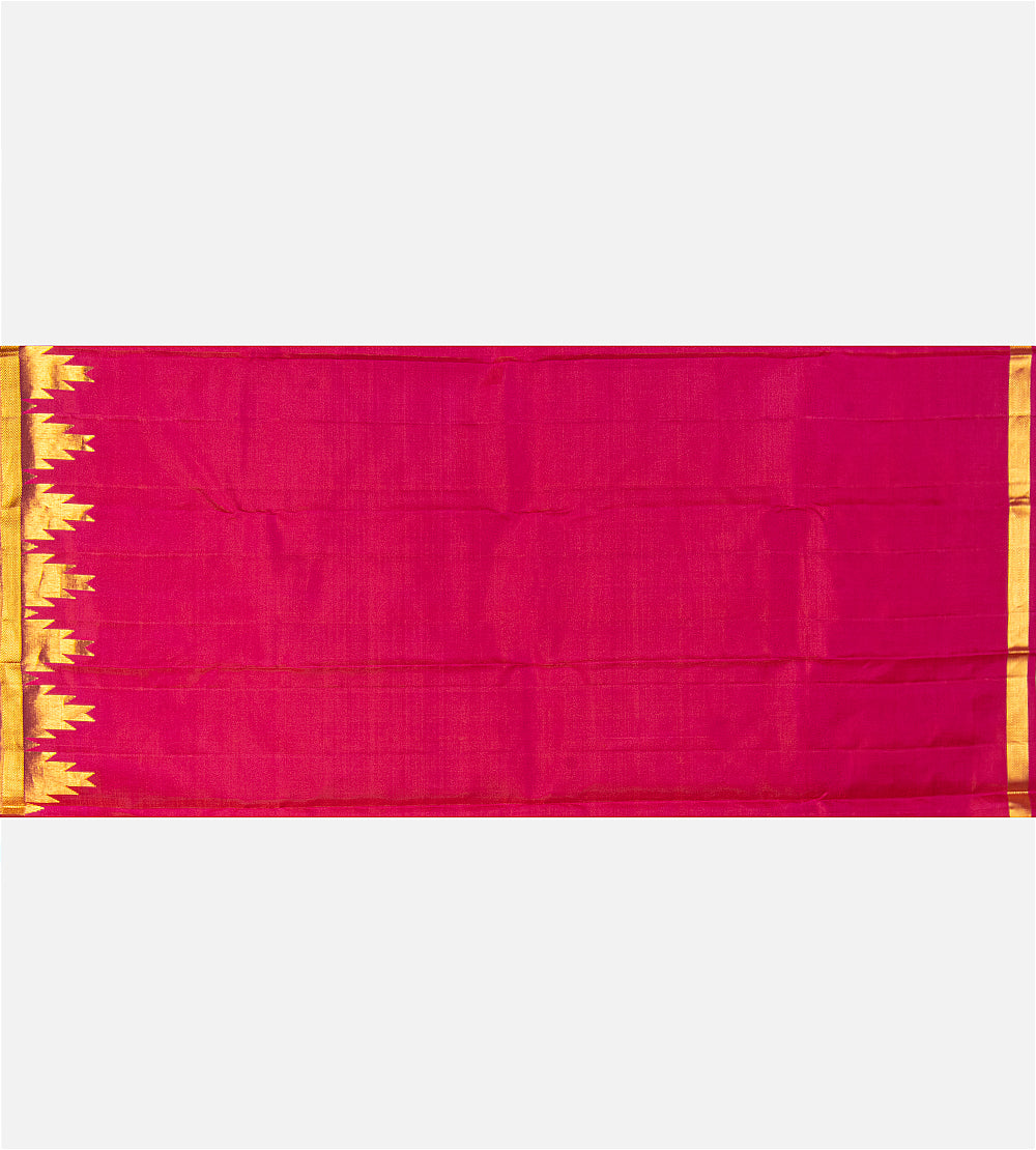 Pink Kanchipuram Silk Saree