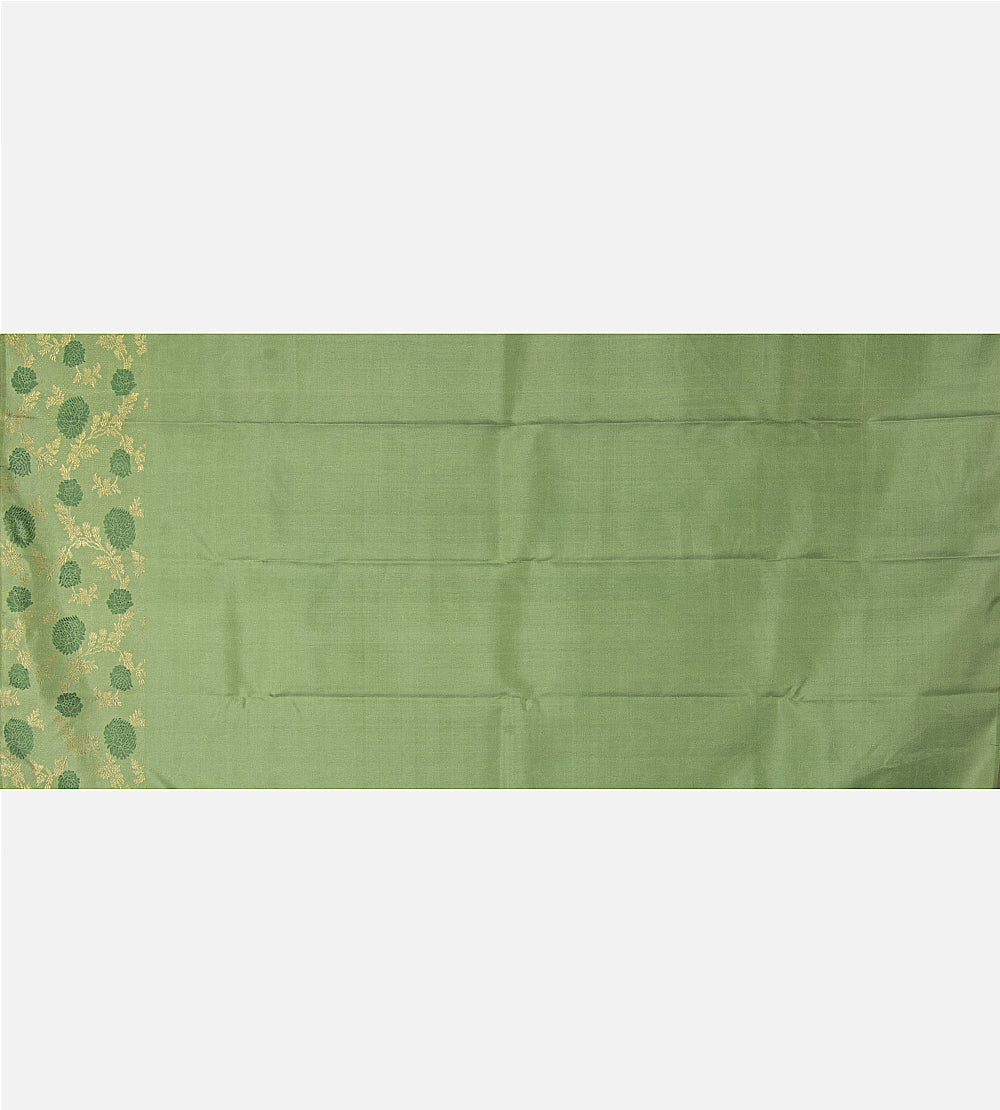 Pastel Green Kanchipuram Silk Saree