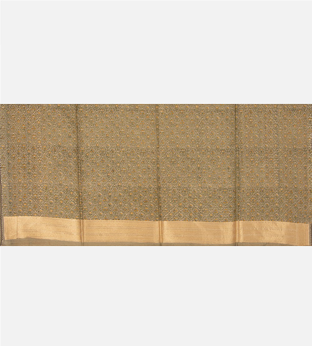 Beige Moonga Tussar Saree