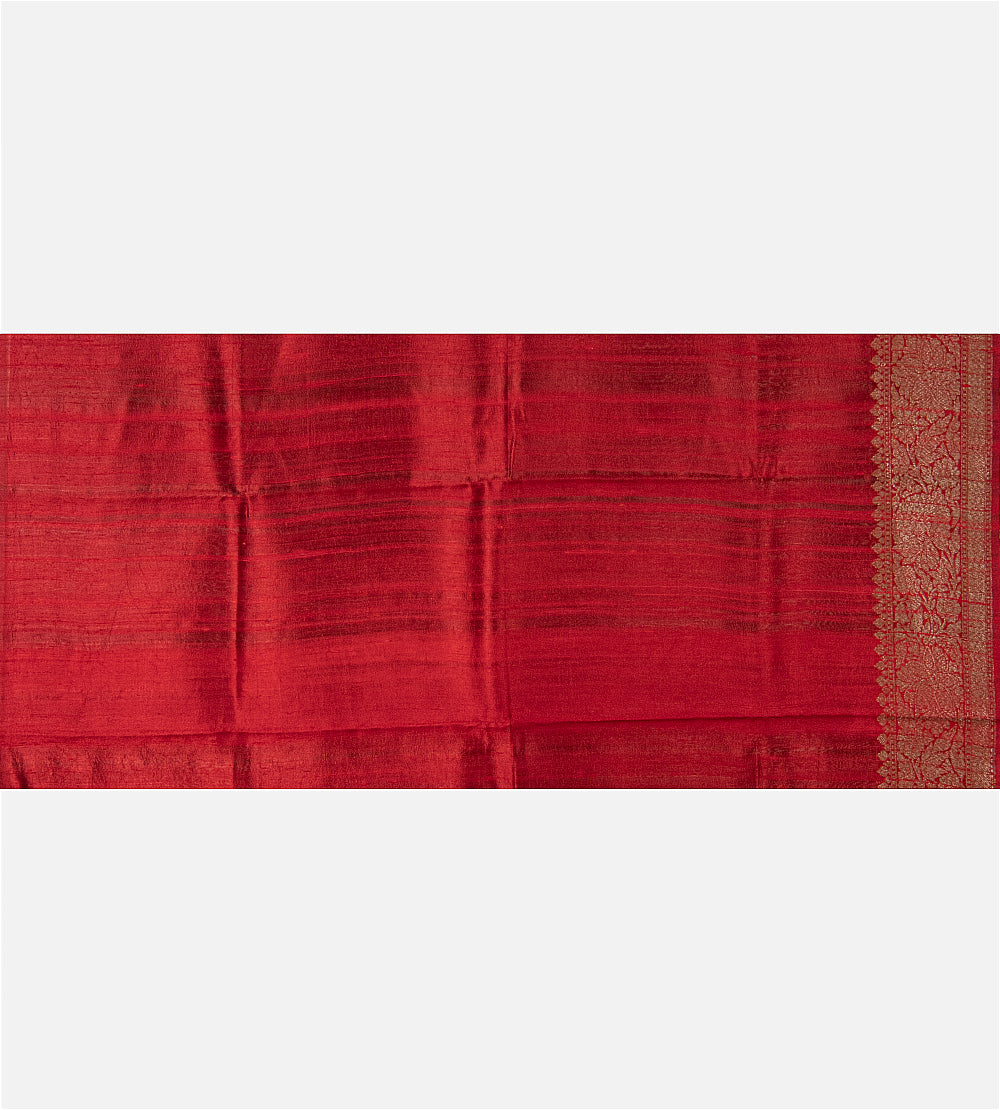 Green Banarasi Tussar Saree