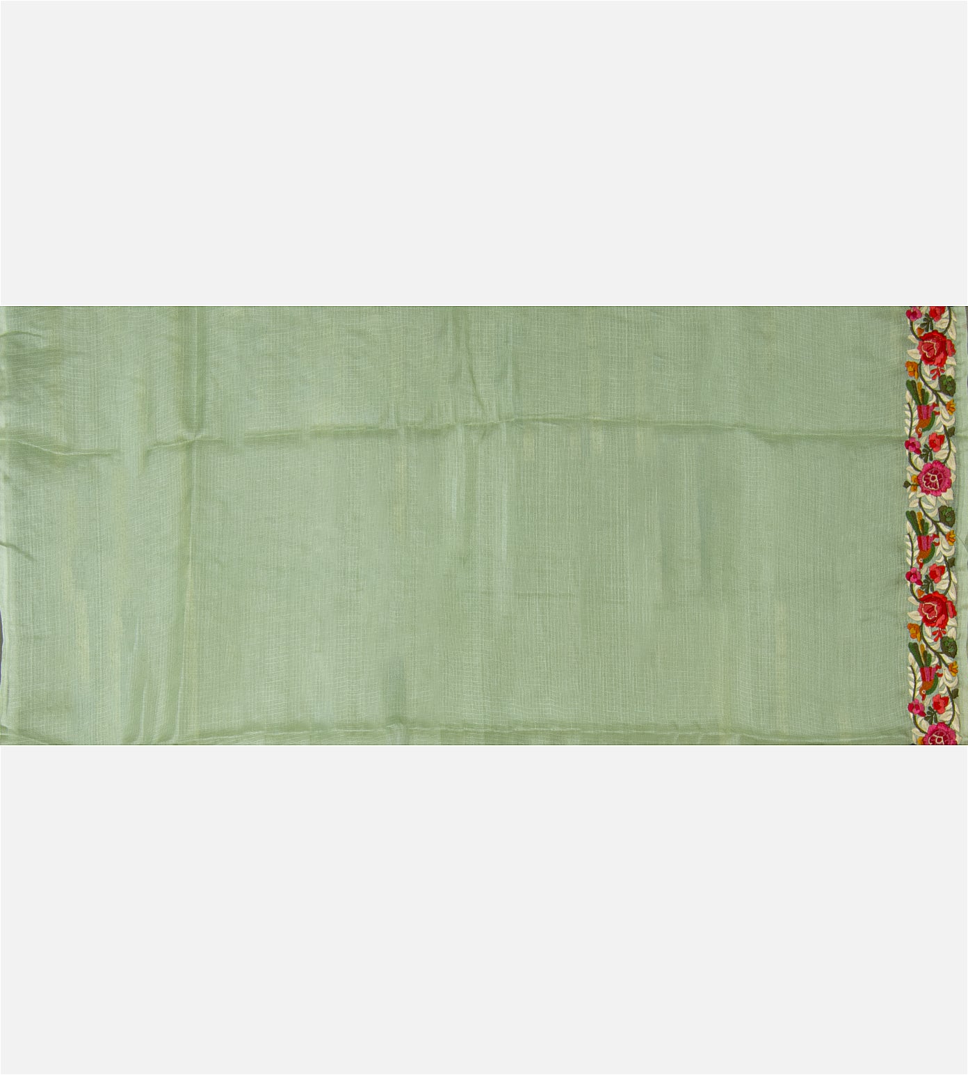 Pastel Green Kota Silk Saree