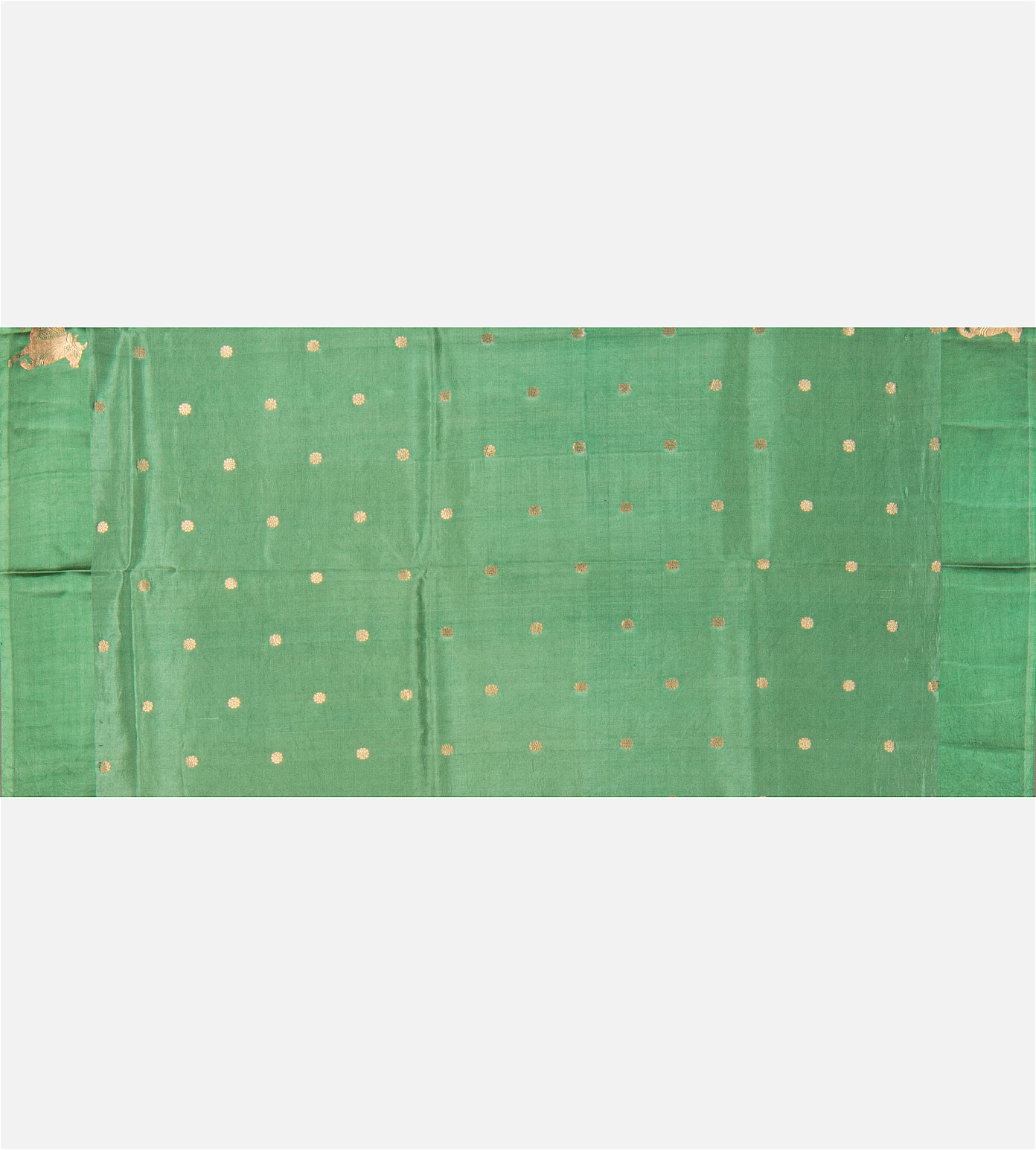Jade Green Banarasi Kattan Silk Saree