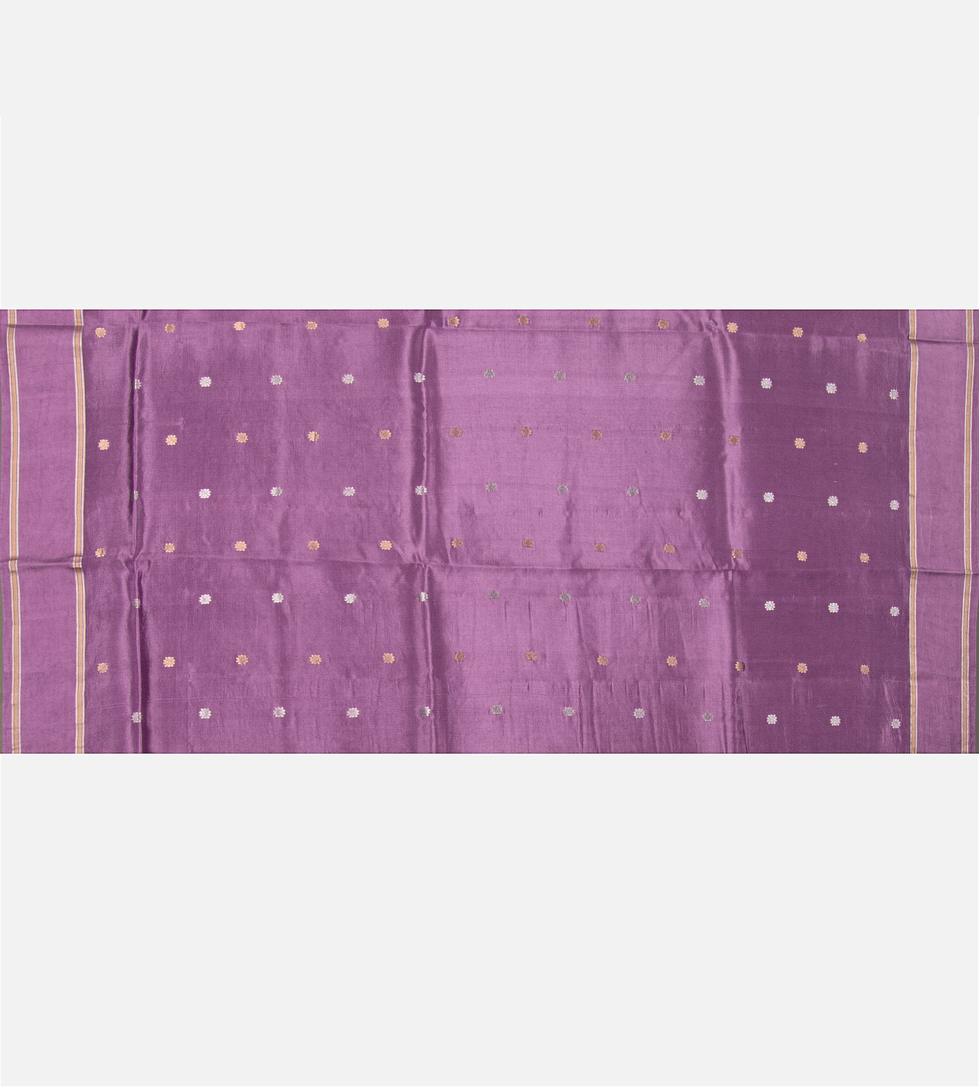 Lavender Banarasi Kattan Silk Saree