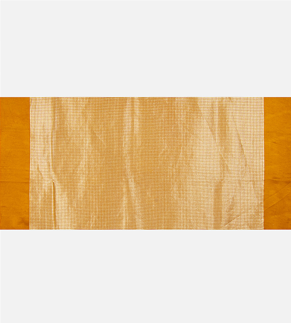 Beige Banarasi Tussar Georgette Saree