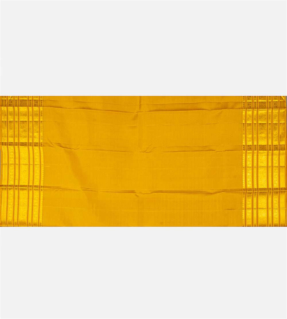 Rust Red Kanchipuram Silk Saree