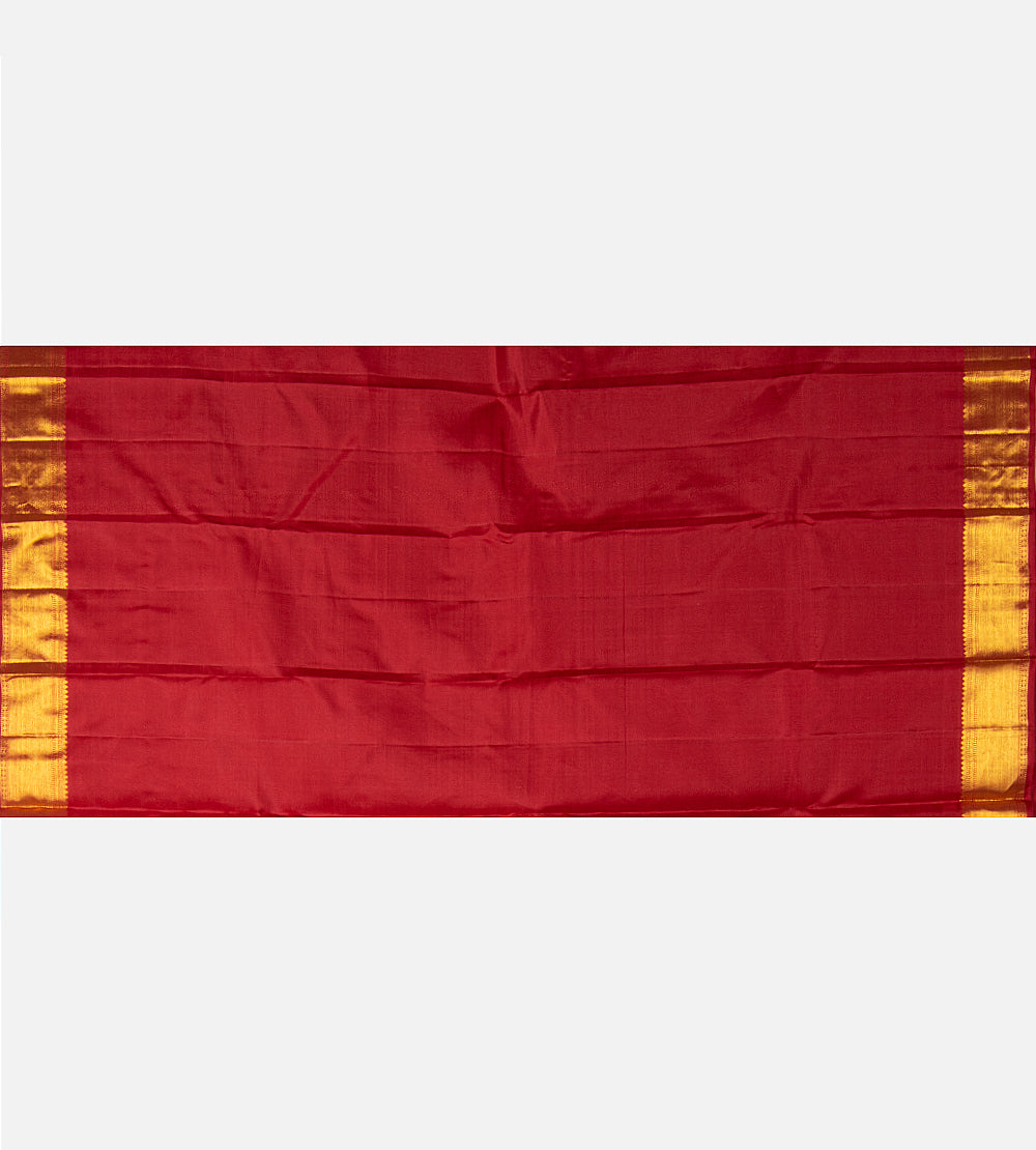 Red Kanchipuram Silk Saree