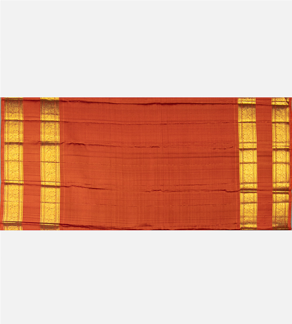 Purple Kanchipuram Silk Saree