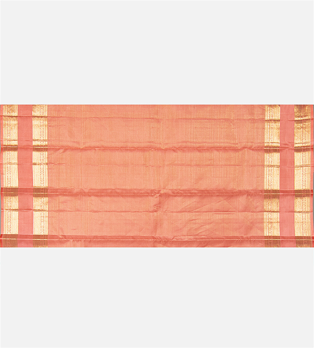 Pink Kanchipuram Silk Saree