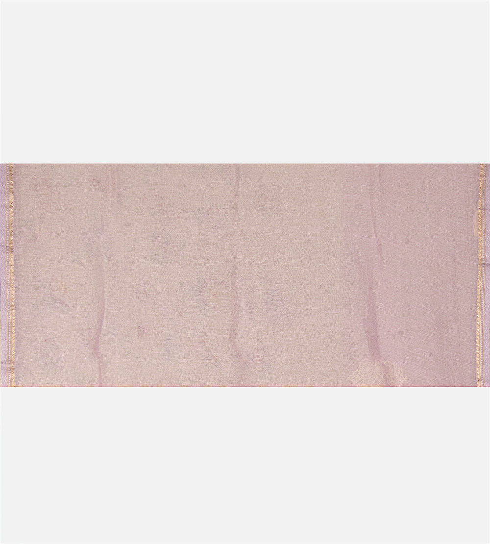 Off-White Linen Saree