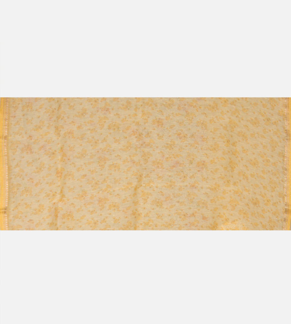 Off-White Linen Saree