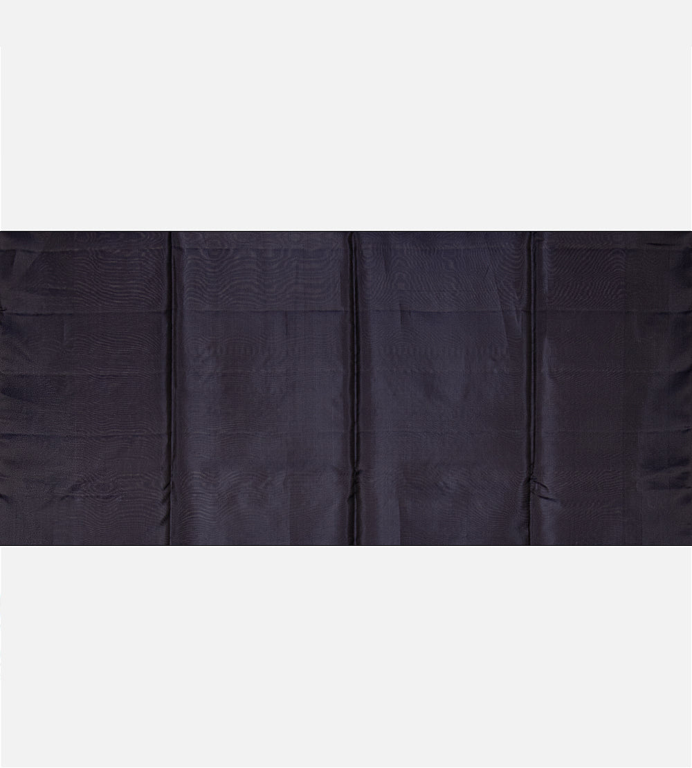 Aubergine Purple Soft Silk Saree