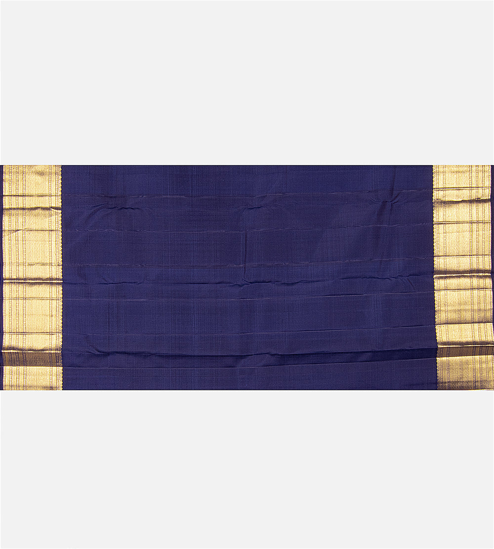 Blue Kanchipuram Silk Saree