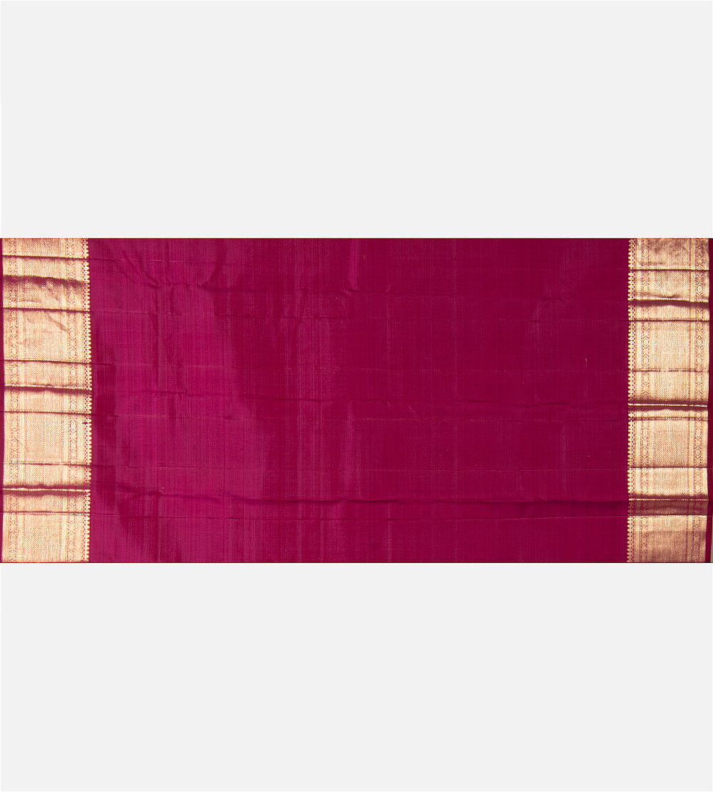 Pink Kanchipuram Silk Saree