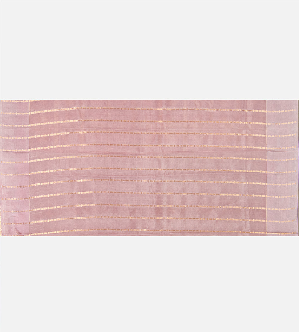 Deep Coral Organza Saree