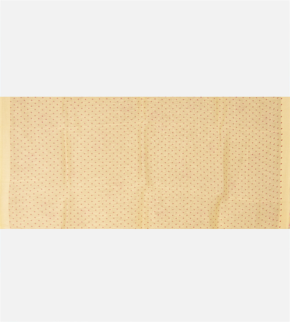 Yellow Linen Saree