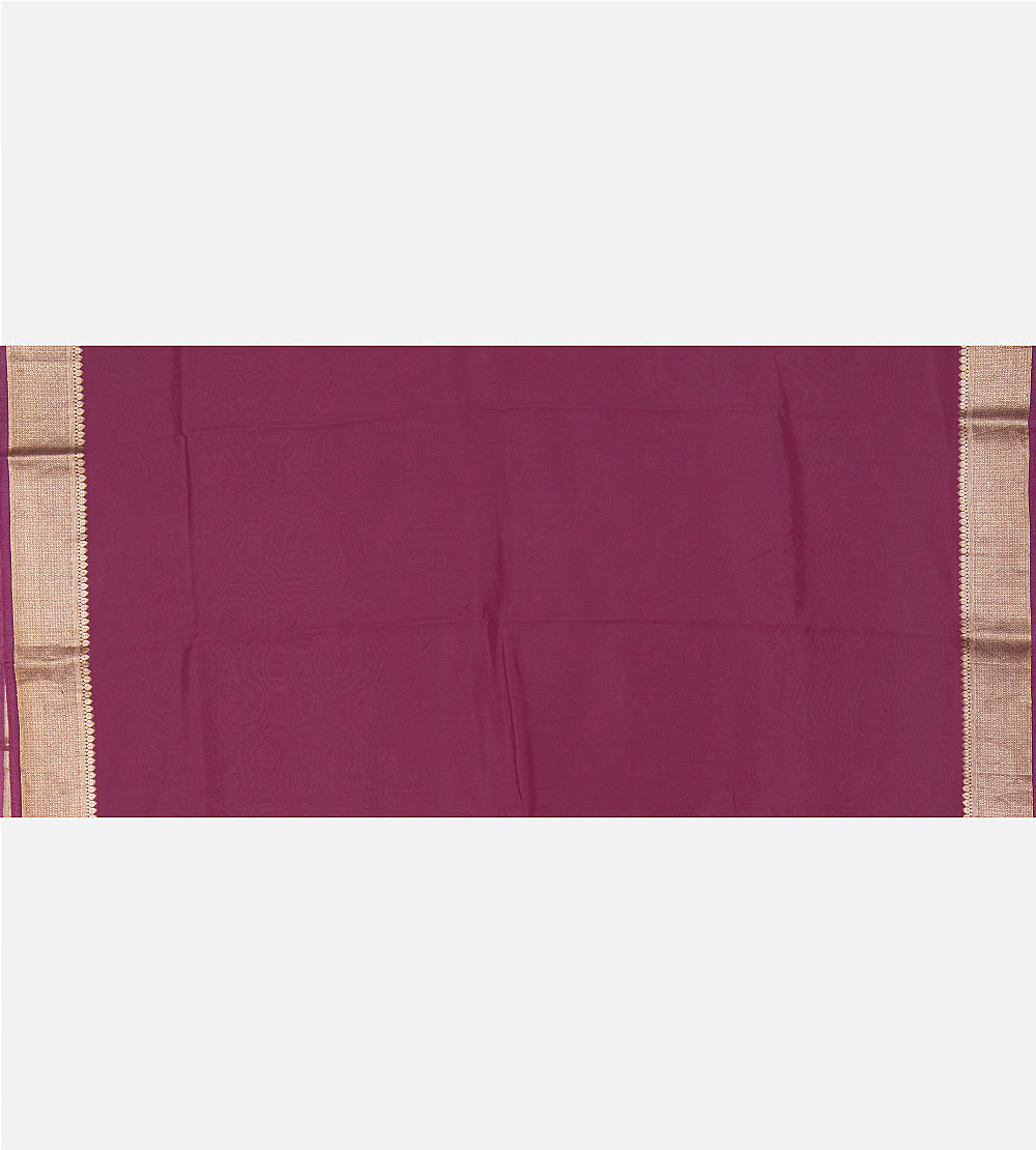 Purple Chaniya Silk Saree