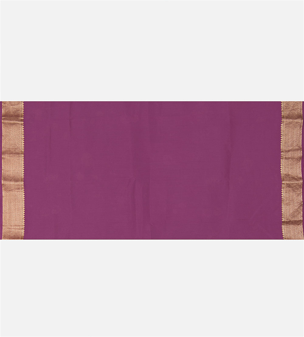 Lavender Chaniya Silk Saree