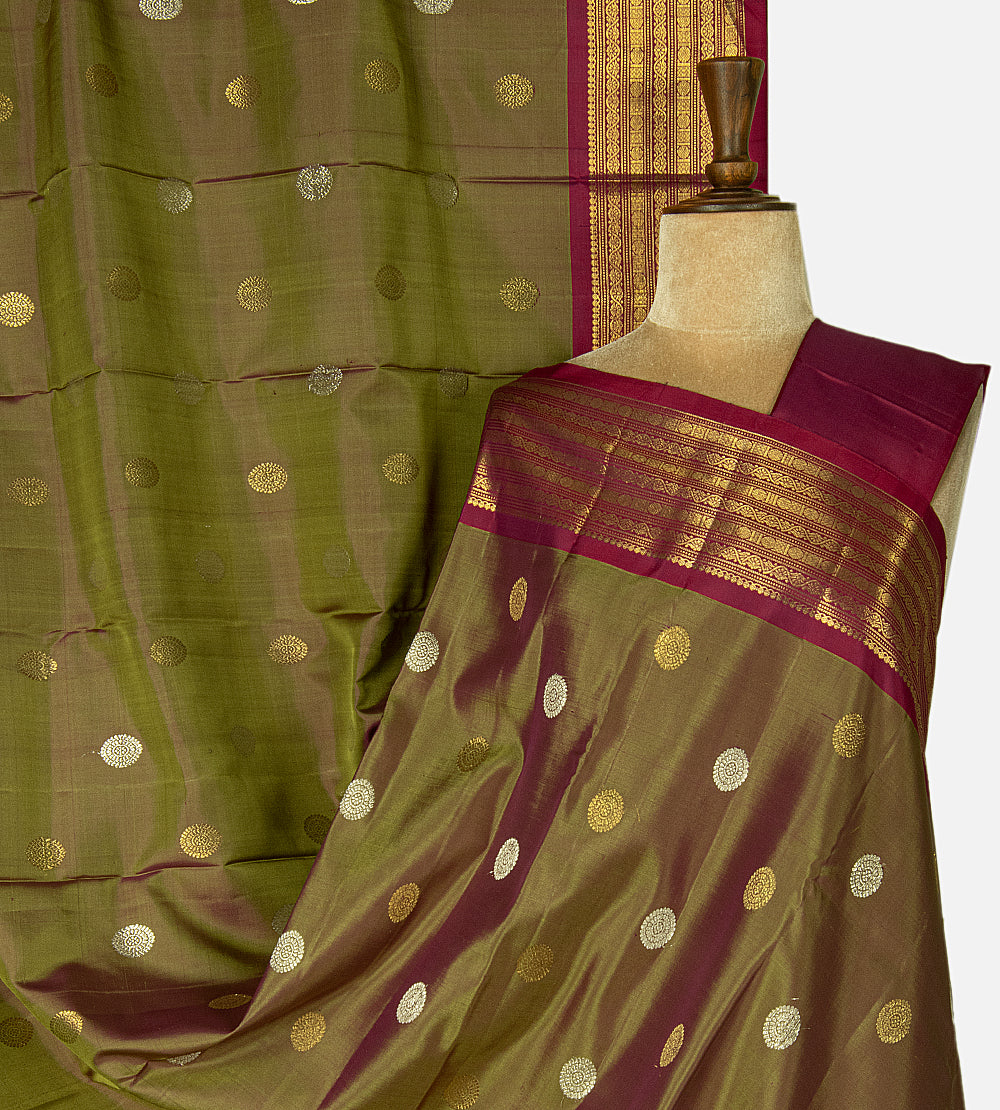 Green Kanchipuram Silk Saree