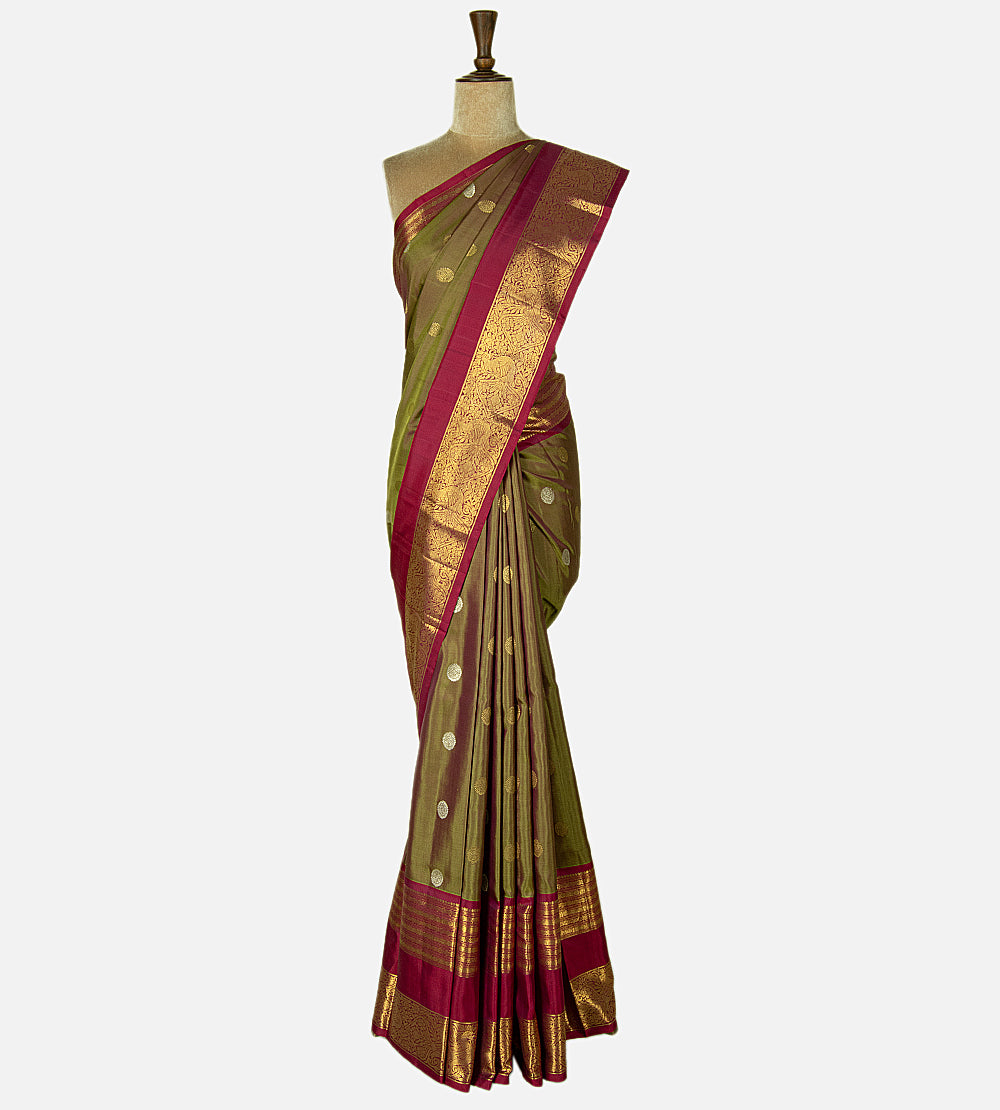 Green Kanchipuram Silk Saree