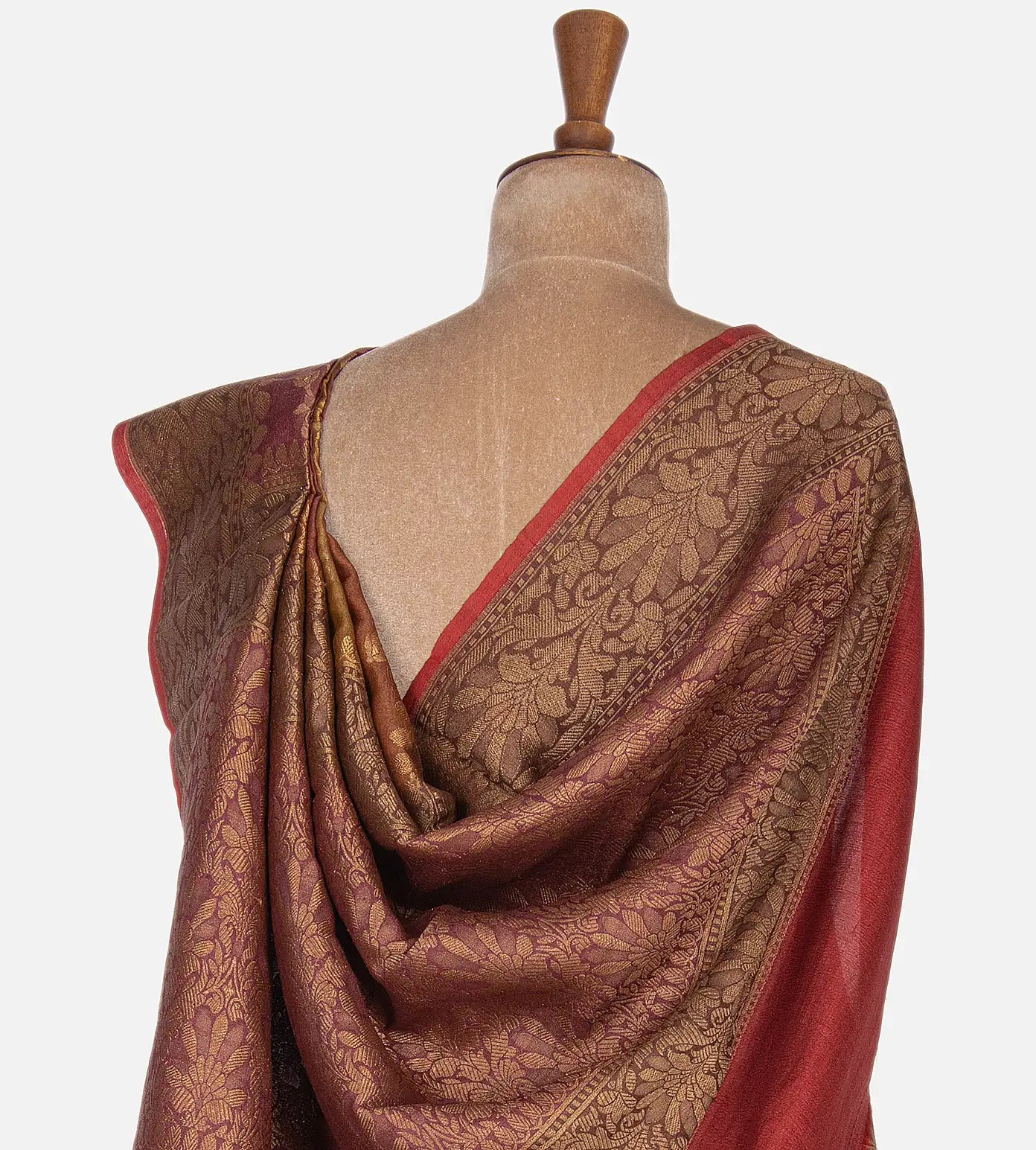 Multicolour Banarasi Tussar Georgette Saree